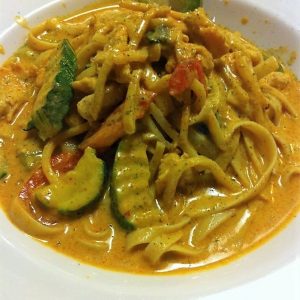 Fusion Thai food with FETTUCCINE only in Fremont
