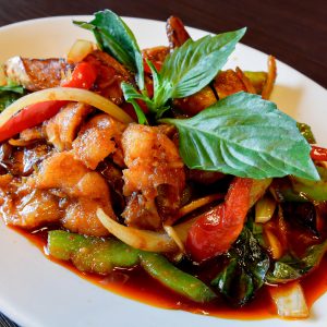 Favorite Thai food for Thai people who love to eat fish.