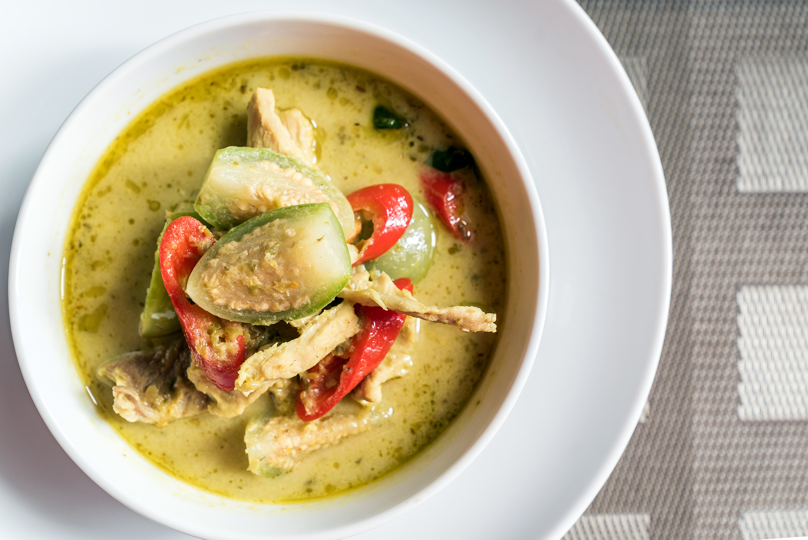 Chicken Green curry Thai Food