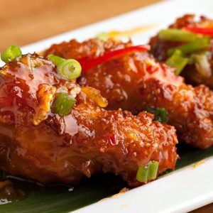 Tangy Thai Spicy Chicken Wings