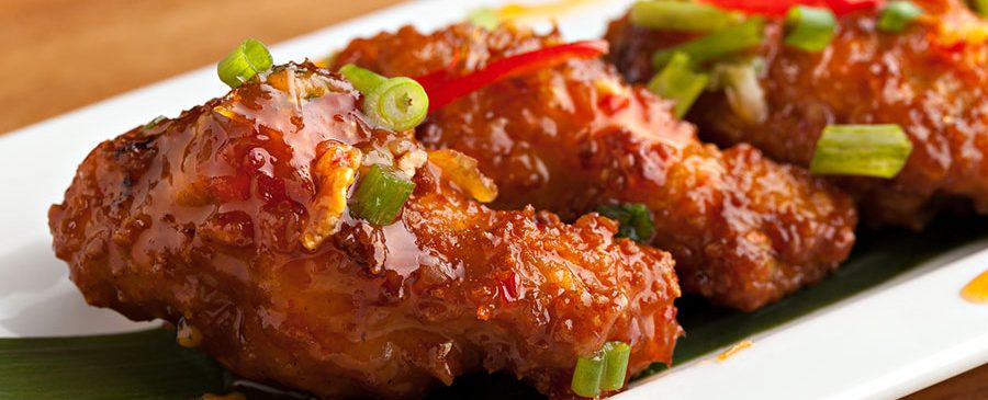 Tangy Thai Spicy Chicken Wings